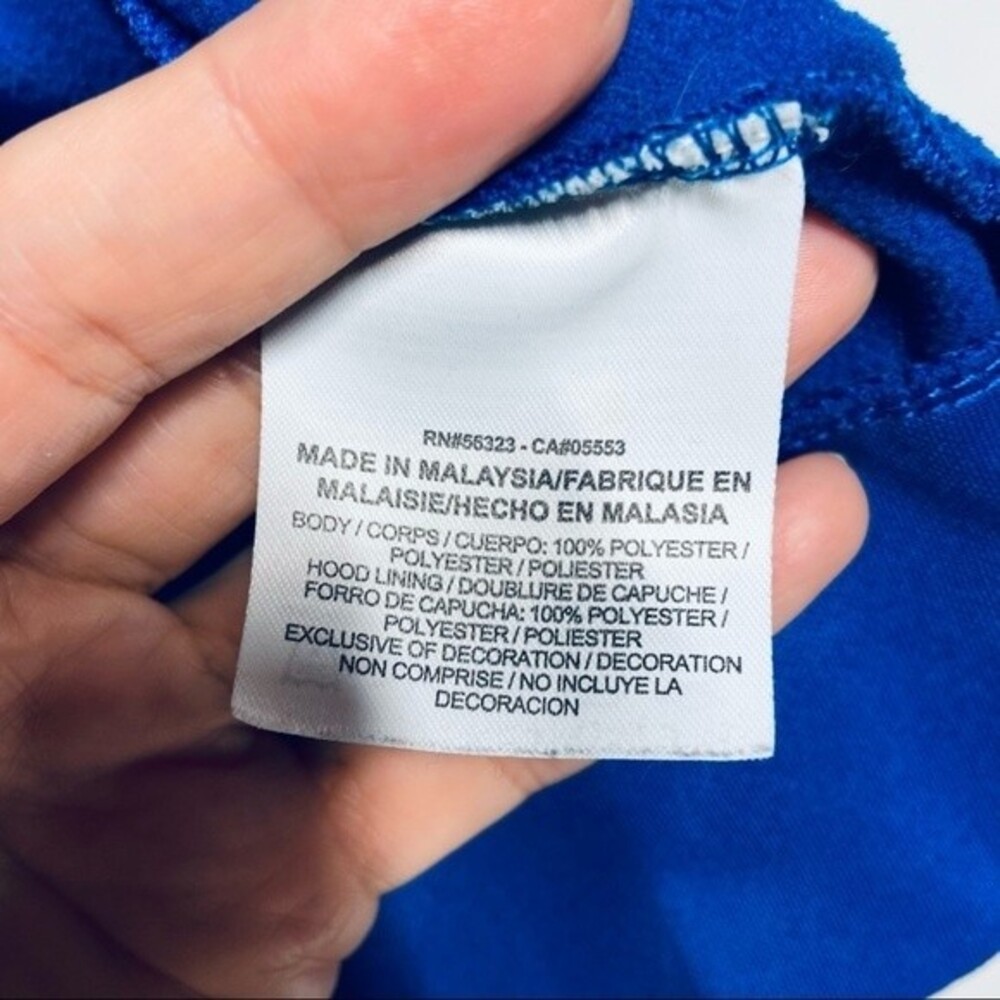 Nike Hooded Full Zip Dry Fit Sweatshirt in Blue M - Picture 10 of 10